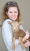 My niece Carole Ann with Lamb